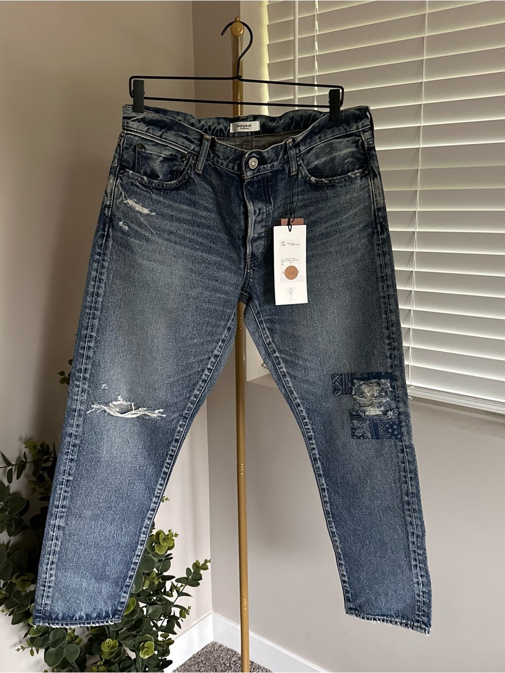 NWT MOUSSY VINTAGE Patchwork Jeans